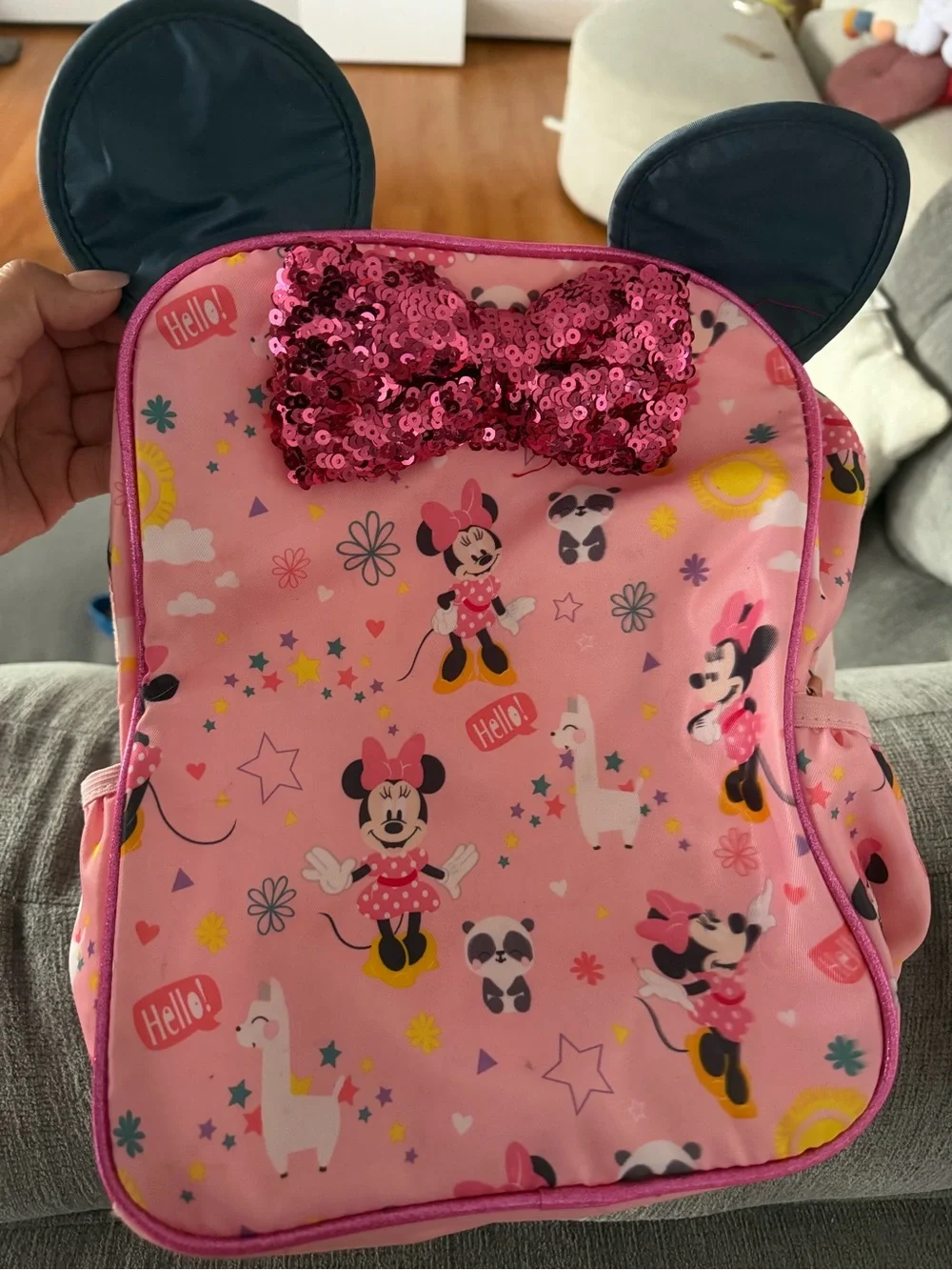 Disneyland Minnie Mouse Pink kids backpack